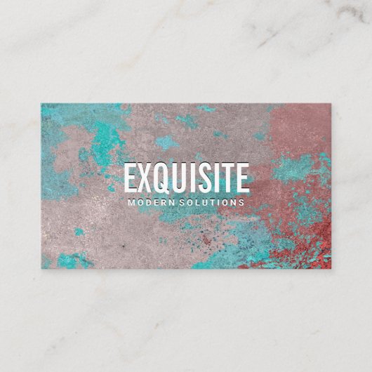 Carte De Visite Texture simple de broyage (Devant)