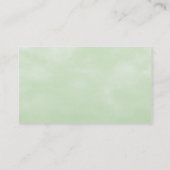 Carte De Visite Texture Sky 01 - Vert clair (Dos)