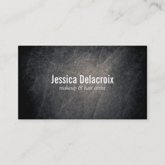 Carte De Visite Texture | Sombre (Devant)