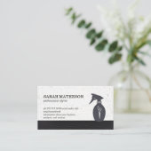 Carte De Visite Texture tachetée Lux Découpe en cuir (Debout devant)