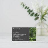 Carte De Visite Texture Ton - Bois (Debout devant)