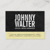 Carte De Visite Texture / Variation à deux tons (Devant)