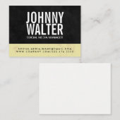 Carte De Visite Texture / Variation à deux tons (Devant / Derrière)