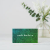 Carte De Visite texture verte chic (Debout devant)