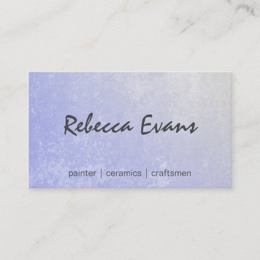 Carte De Visite Texture | Violet clair (Devant)