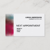 CARTE DE VISITE TEXTURISÉ DE SALON DE COIFFURE ET (Dos)