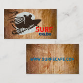Carte de visite texturisé en bois (Devant / Derrière)