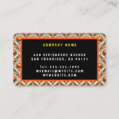 Carte De Visite Thanksgiving Modern Citrouille Collection d'automn (Dos)