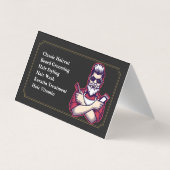 Carte De Visite The Classic Cut Barber (Dos)