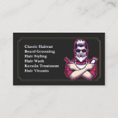Carte De Visite The Classic Cut Barber (Dos)
