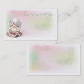 Carte De Visite Thé d'après-midi (Devant / Derrière)