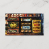 Carte De Visite Thé et café (Dos)