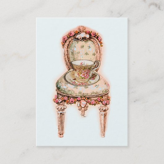 Carte De Visite Thé et Symphonie (Devant)