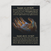 Carte De Visite The First and Last LORD King of Israel KJV Card (Dos)