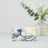 Carte De Visite The Great Wave  Business Card (Debout devant)