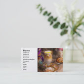 Carte De Visite Thé - la magie d'un thé (Debout devant)