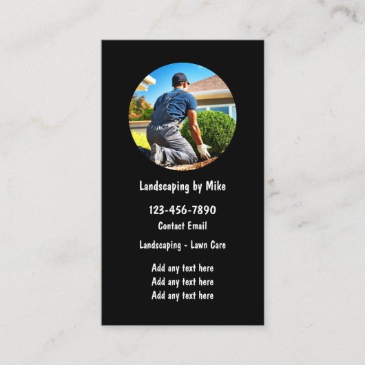 Carte De Visite The Landscaping Professional (Devant)