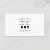 Carte De Visite The Mystical Seamstress Tailor Tarot Business Card (Dos)