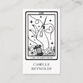 Carte De Visite The Mystical Seamstress Tailor Tarot Business Card (Devant)