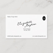 Carte De Visite The Signature Script - Minimalist Business Card (Devant)