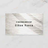 Carte De Visite The Silver Lining Strategist (Devant)