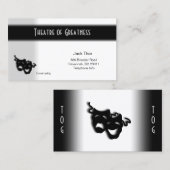 Carte De Visite Théâtre comique et tragique (Devant / Derrière)