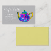 Carte De Visite Théâtre d'un café moderne (Devant / Derrière)