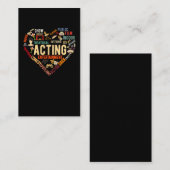 Carte De Visite Théâtre Heart Drama (Devant / Derrière)