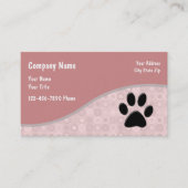 Carte De Visite Thème animal à la mode (Devant)