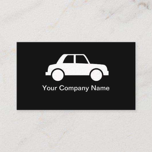 Carte De Visite Thème automobile (Devant)