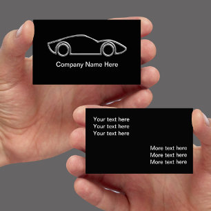 Carte De Visite Thème automobile le plus cool