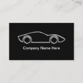Carte De Visite Thème automobile le plus cool (Devant)