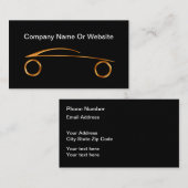 Carte De Visite Thème automobile moderne classique (Devant / Derrière)