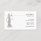 Carte De Visite Thème | Avocat (Dos)
