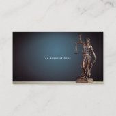 Carte De Visite Thème | Avocat (Dos)