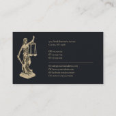 Carte De Visite Thème | Avocat (Dos)