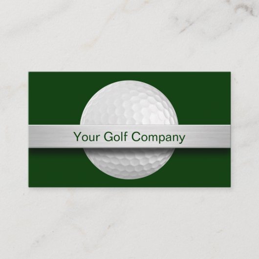 Carte De Visite Thème balle de golf (Devant)