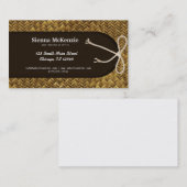 Carte De Visite Thème Basketweaver (Devant / Derrière)