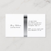 Carte De Visite Thème bleu Peintre professionnel qualifié (Dos)