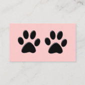 Carte De Visite Thème branché pour animaux de compagnie (Dos)