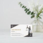 Carte De Visite Thème | Bureau du droit (Debout devant)