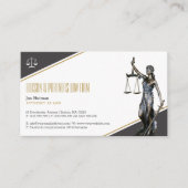 Carte De Visite Thème | Bureau du droit (Devant)