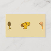 Carte De Visite Thème Champignon de Forêt (Dos)