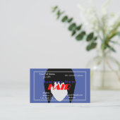 Carte de visite Thème Coiffure avec Photos HAMbyWG (Debout devant)