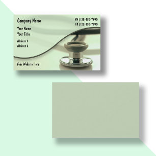 Carte De Visite Thème créatif Médicale Stethoscope Design