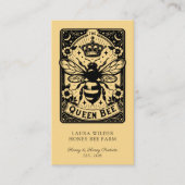 Carte De Visite Thème d'abeille de tarot Apiary d'abeille à miel F (Devant)