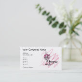 Carte de visite Thème Danse (Debout devant)