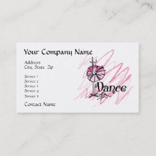 Carte de visite Thème Danse