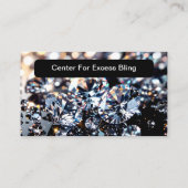 Carte De Visite Thème de bijoux Classy Bling (Devant)