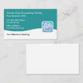 Carte De Visite Thème de conseil en santé mentale (Devant / Derrière)